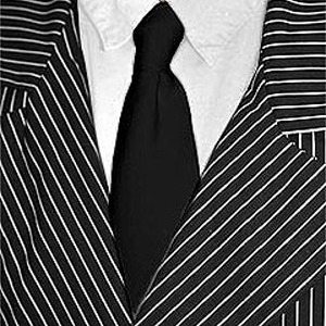 Black Costume Tie