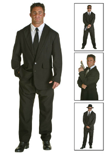 Mens black suit