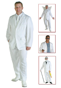 Mens white suit