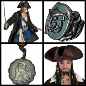jack sparrow accessories