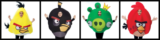 angry birds costumes