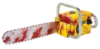 animated chainsaw prop