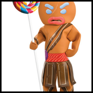 gingerbread warrior costume