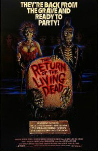 return of the living dead movie poster