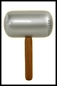 inflatable mallet