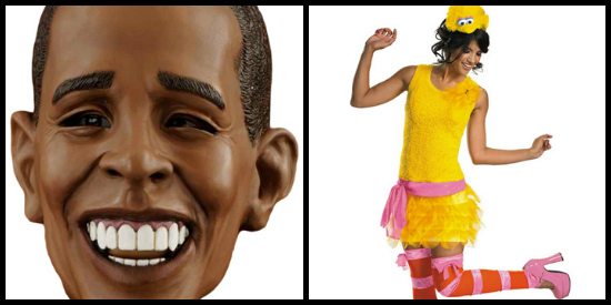 obama and big bird couples costume
