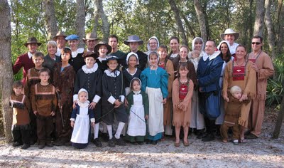 Thanksgiving reinactment