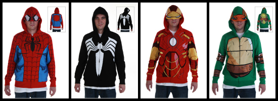 Superhero hoodies