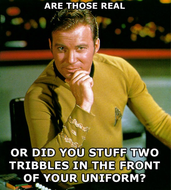 Tribbles Kirk Meme