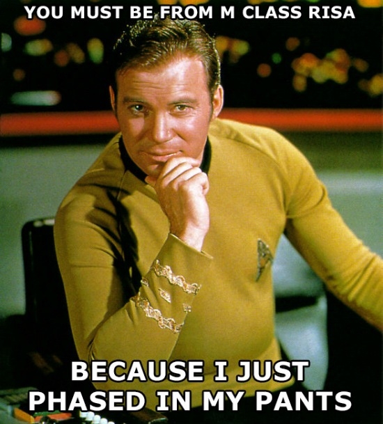 Phased My Pants Kirk Meme