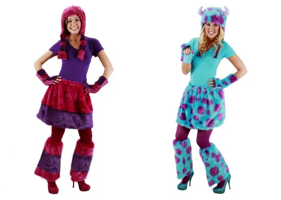 women's monsters inc costume kits