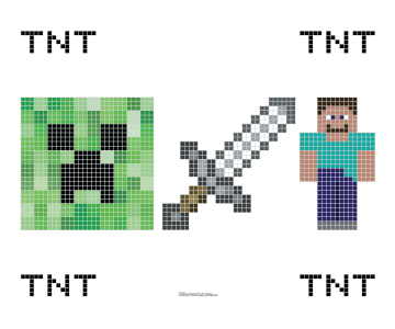 Minecraft Cross Stitch Pattern