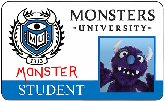 Monster Student ID Card