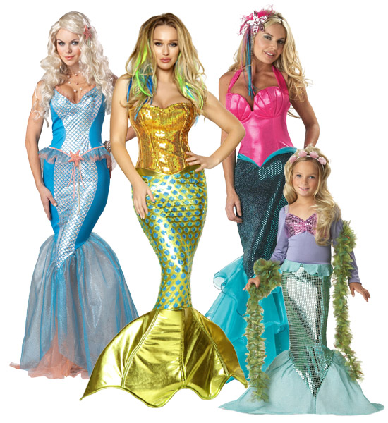 Renaissance Mermaid Group Costume