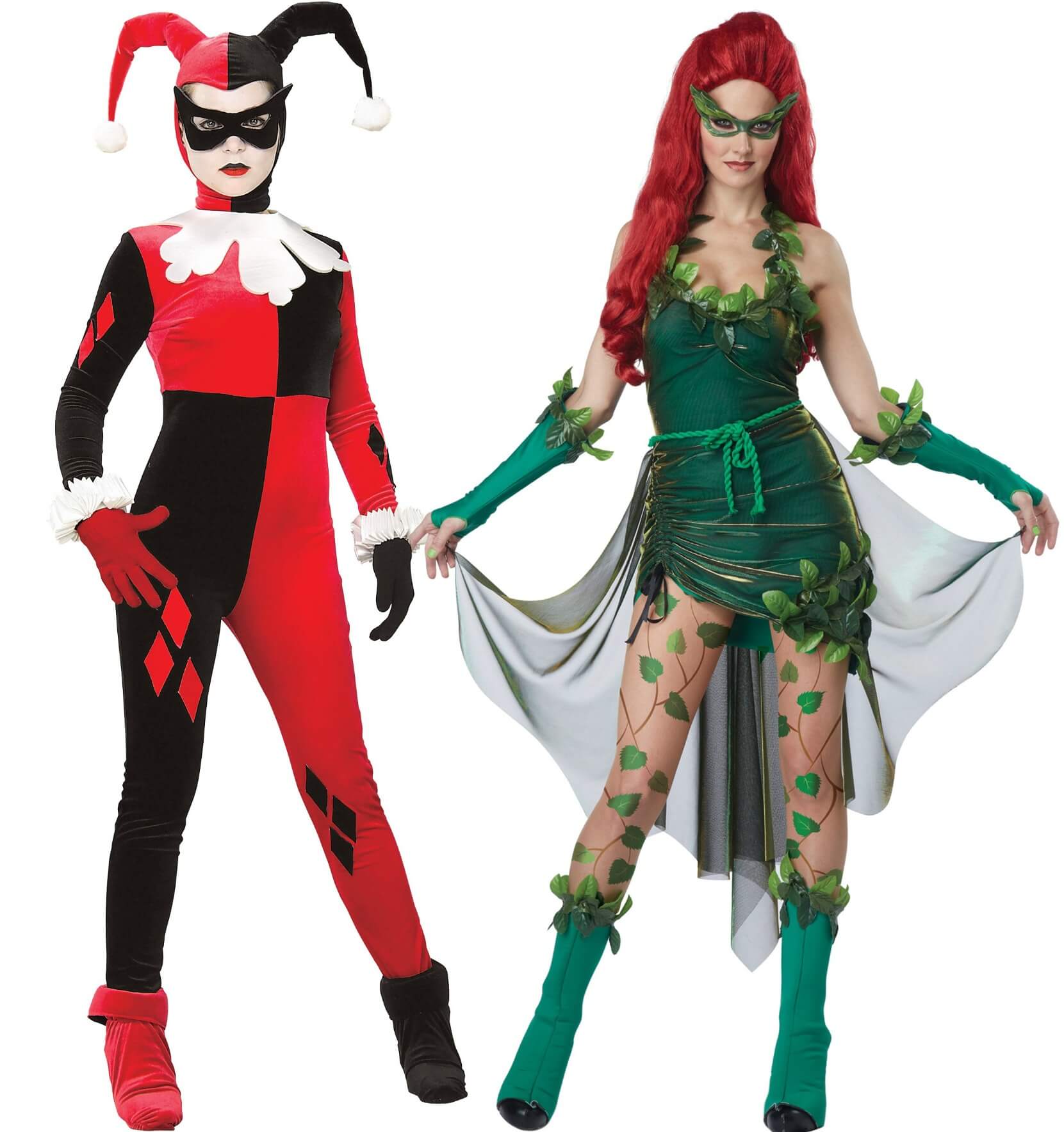 Harley Quinn And Poison Ivy Costumes