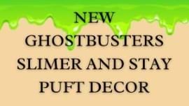 New Ghostbusters Light-Up Slimer and Stay Puft Decor