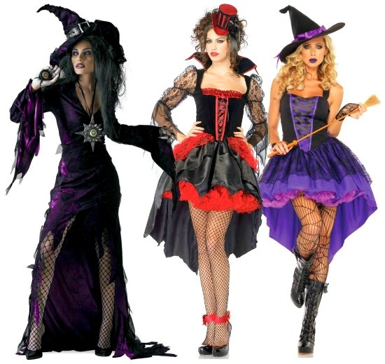 Scary and Sexy Costumes with High Low Hems