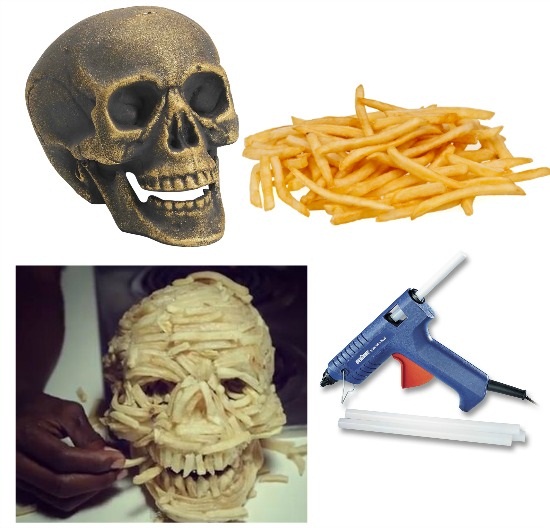 DIY French Fry Skull Miley Cyrus Video