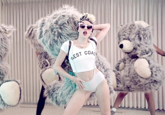 Miley Video Still Bear Backpack