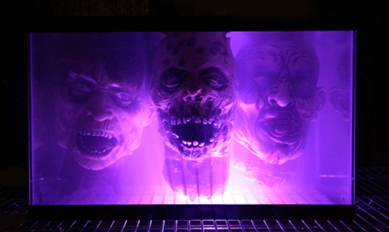 Walking Dead Zombie Head Fishtank DIY