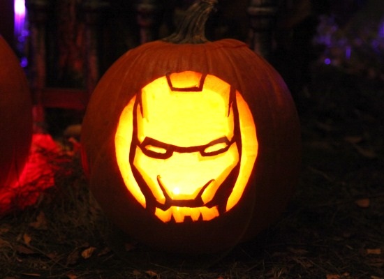 Iron Man Pumpkin