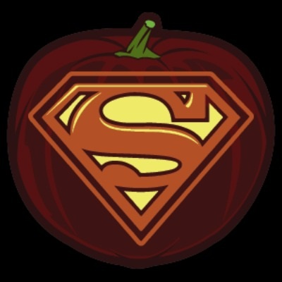 Superman Pumpkin Stencil
