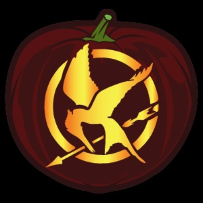 Hunger Games Mockingjay Pumpkin Stencil