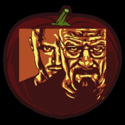 breaking bad pumpkin stencil