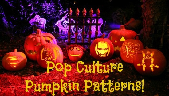 Printable Pop Culture Pumpkin Patterns