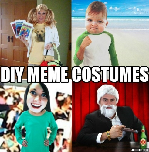 DIY Meme Costume Collage