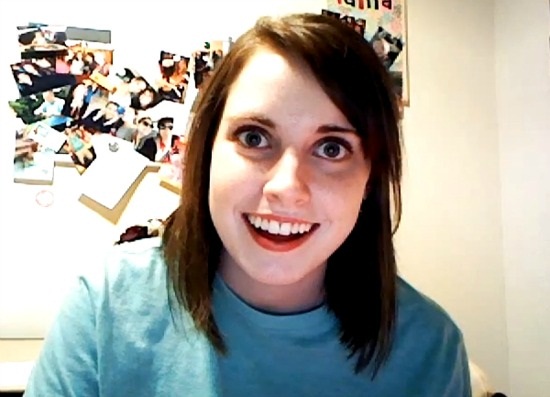 Overly Attached girlfriend meme