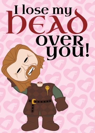 Game of Thrones Valentine