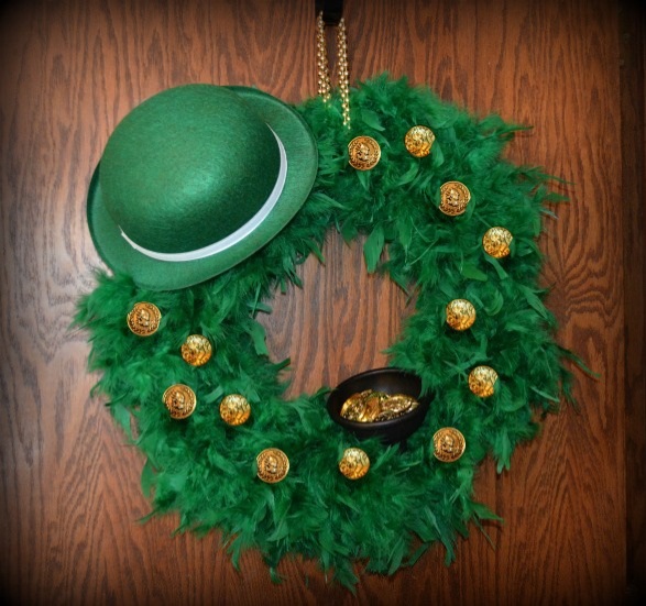 st patricks day wreath diy