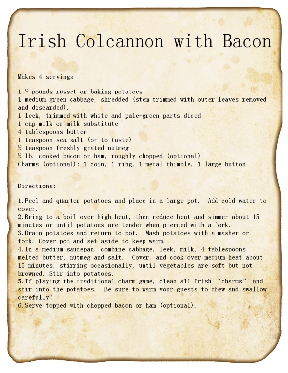 Irish Colcannon with Bacon Recipe