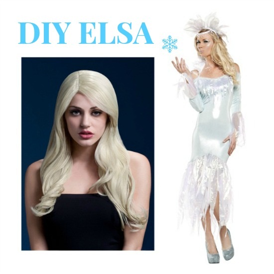 DIY Elsa Costume and Wig