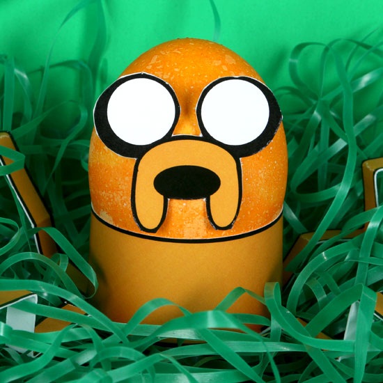 Adventure Time Jake  DIY Easter Egg Free Printable