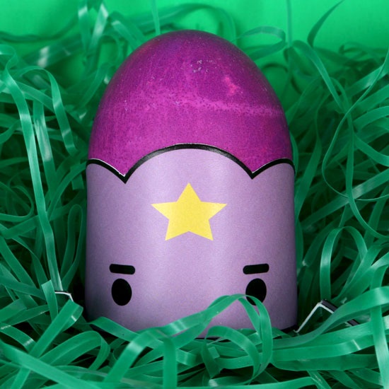 Adventure Time Lumpy Space Princess  DIY Easter Egg Free Printable
