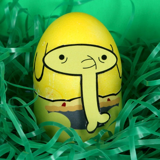 Adventure Time Tree Trunks  DIY Easter Egg Free Printable