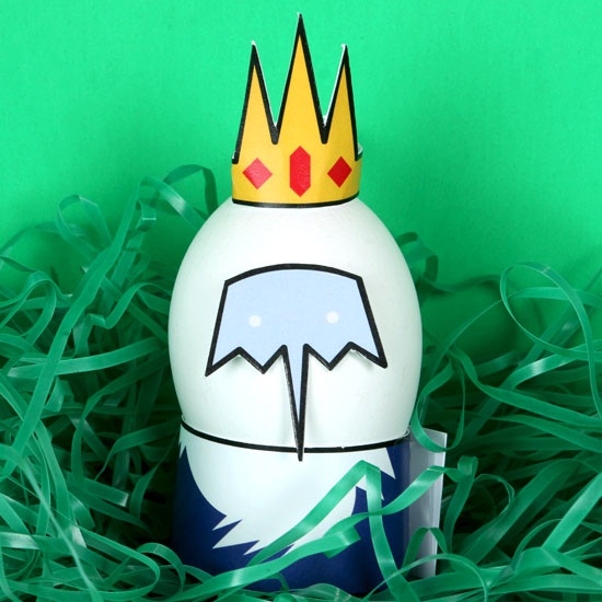 Adventure Time Ice King  DIY Easter Egg Free Printable