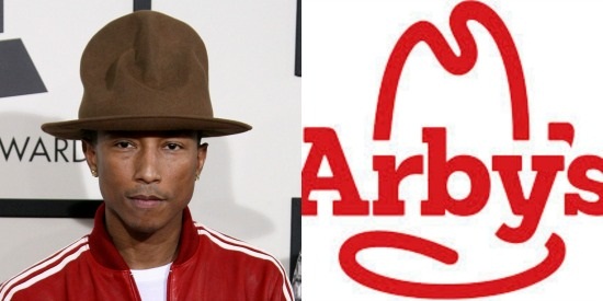 Pharrell Williams and Arby's Hat