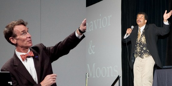Bill Nye and Neil DeGrasse Tyson