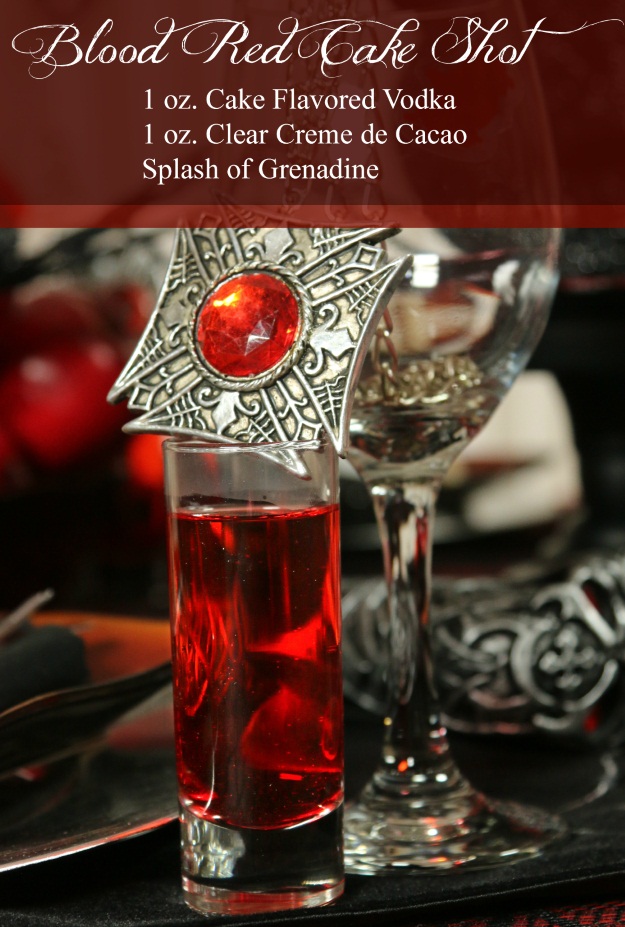 Blood Red Cake Shot Recipe