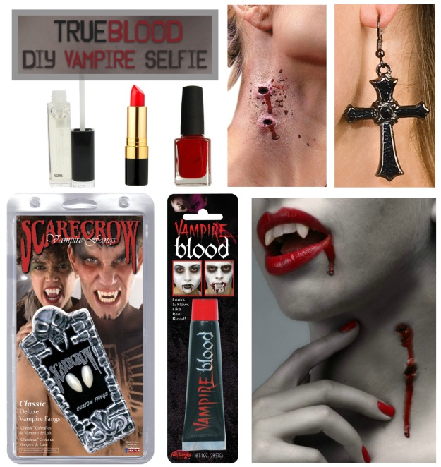 Products needed to take True Blood Vampire Selfie