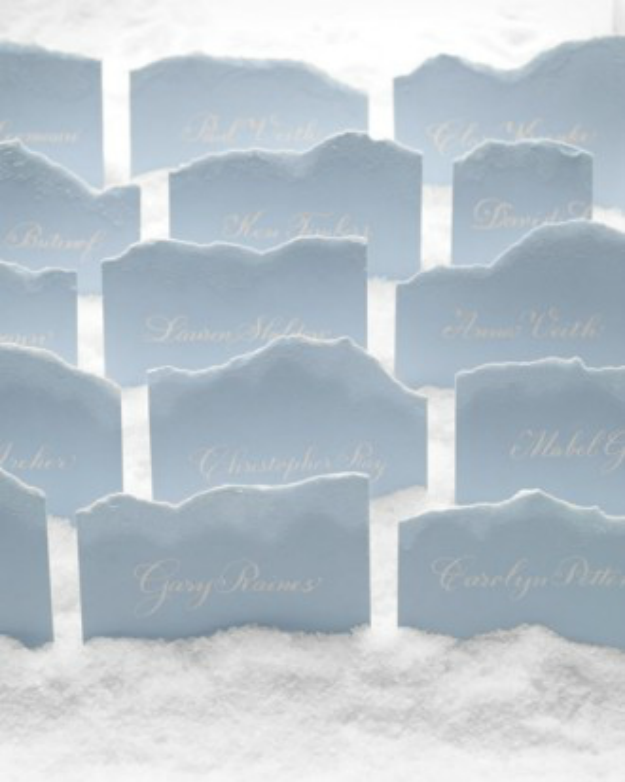 Frozen Wedding Seating Cards