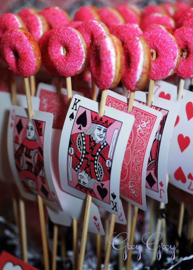 Alice in Wonderland Card Desserts