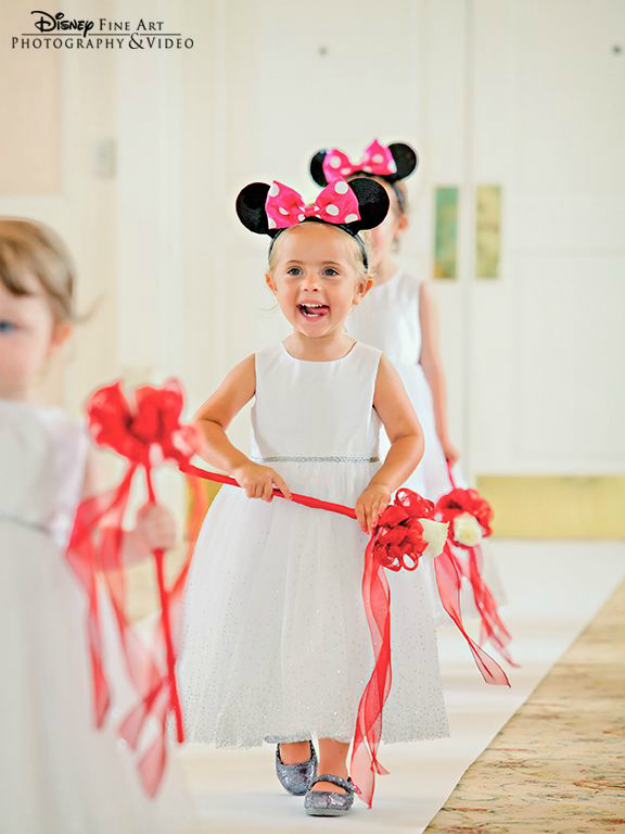 Minnie Mouse Flower Girl