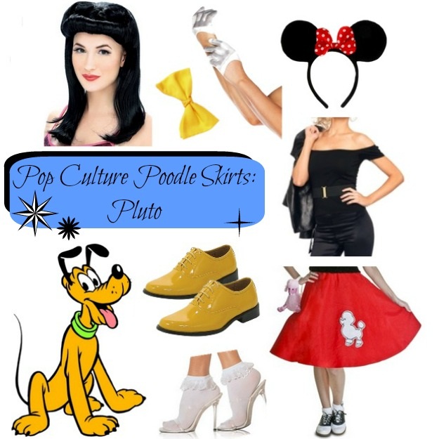 Mickey Mouse Pluto Poodle Skirt