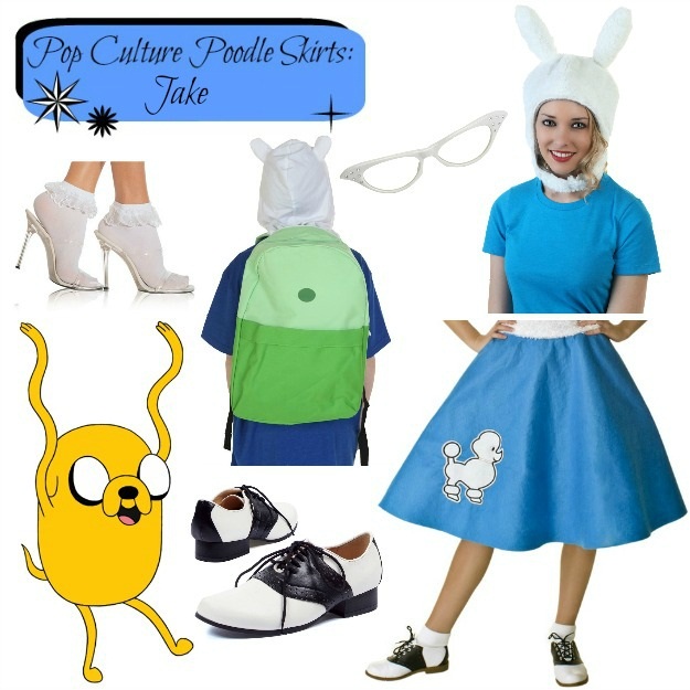 Jake Adventure Time Poodle Skirt