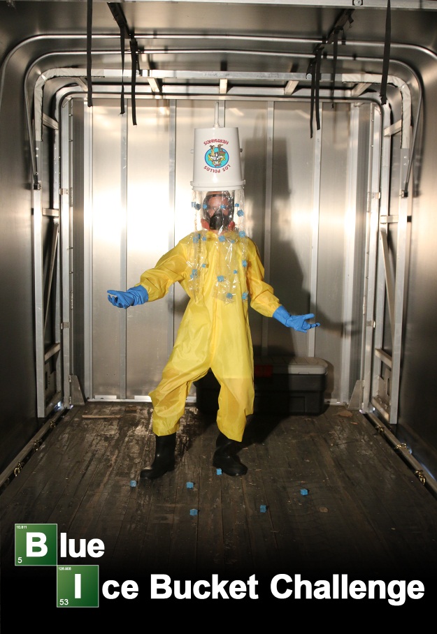 Breaking Bad Blue Ice Bucket Challenge Costume