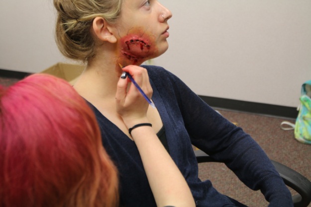 Gross Zombie Bite Makeup